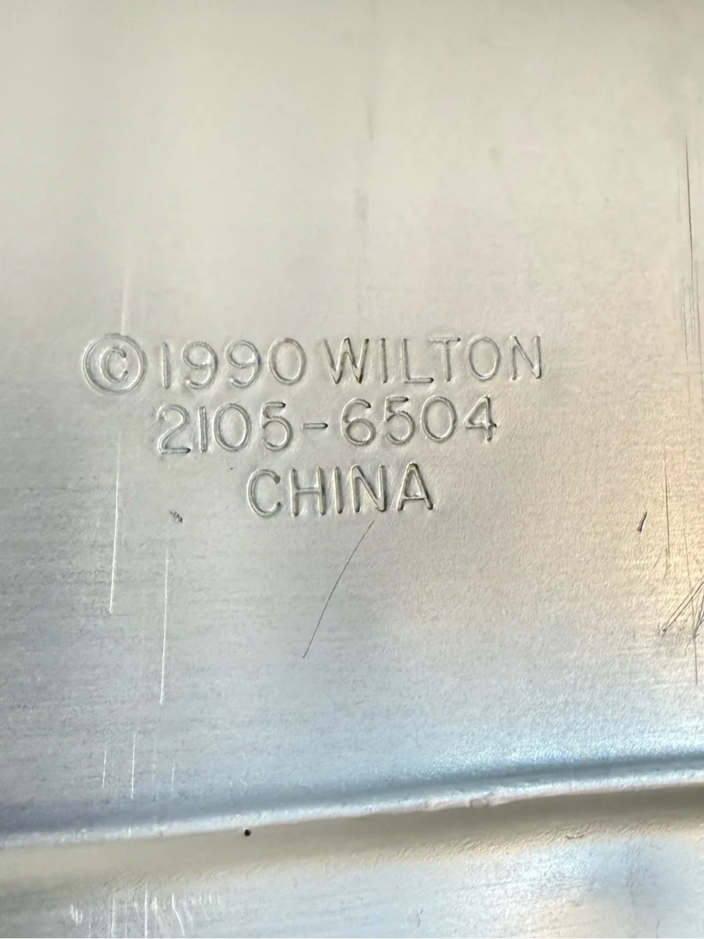 Vintage 1990 Wilton Football Aluminum Cake Pan Model 2105-6504 Party